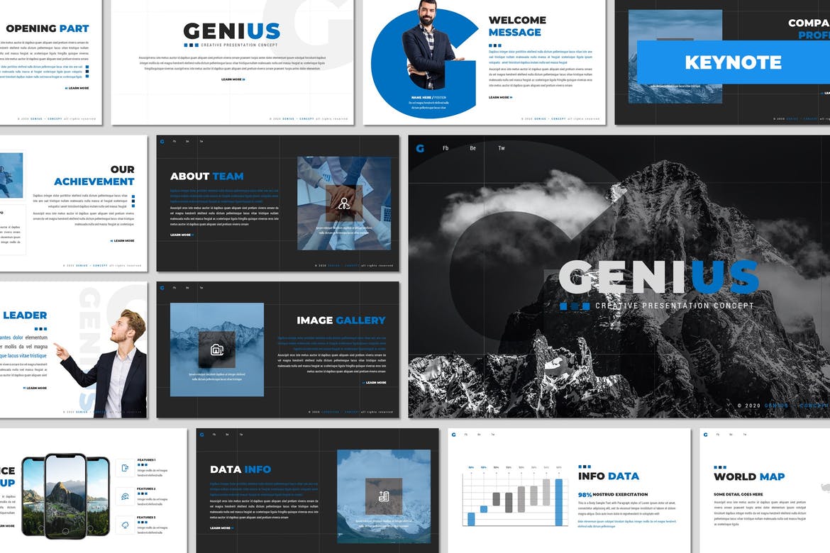 Genius - Multipurpose Keynote Template