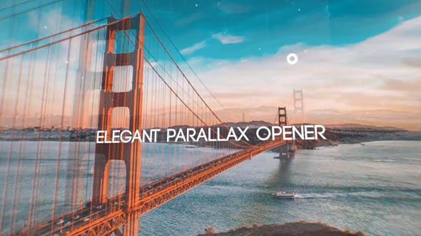 Glitch Parallax Opener