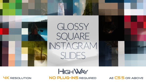 Glossy Square Instagram Slides