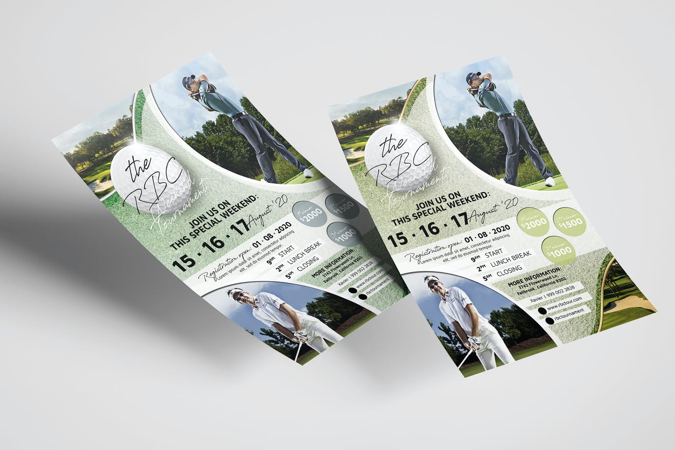 Golf Championship Flyer