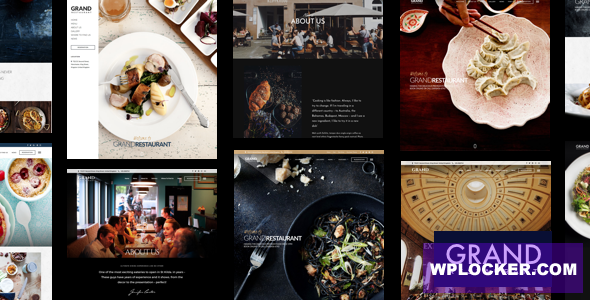 Grand Restaurant v5.4 NULLED - Restaurant WordPress Theme