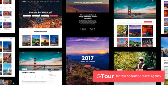 Grand Tour - Travel Agency WordPress