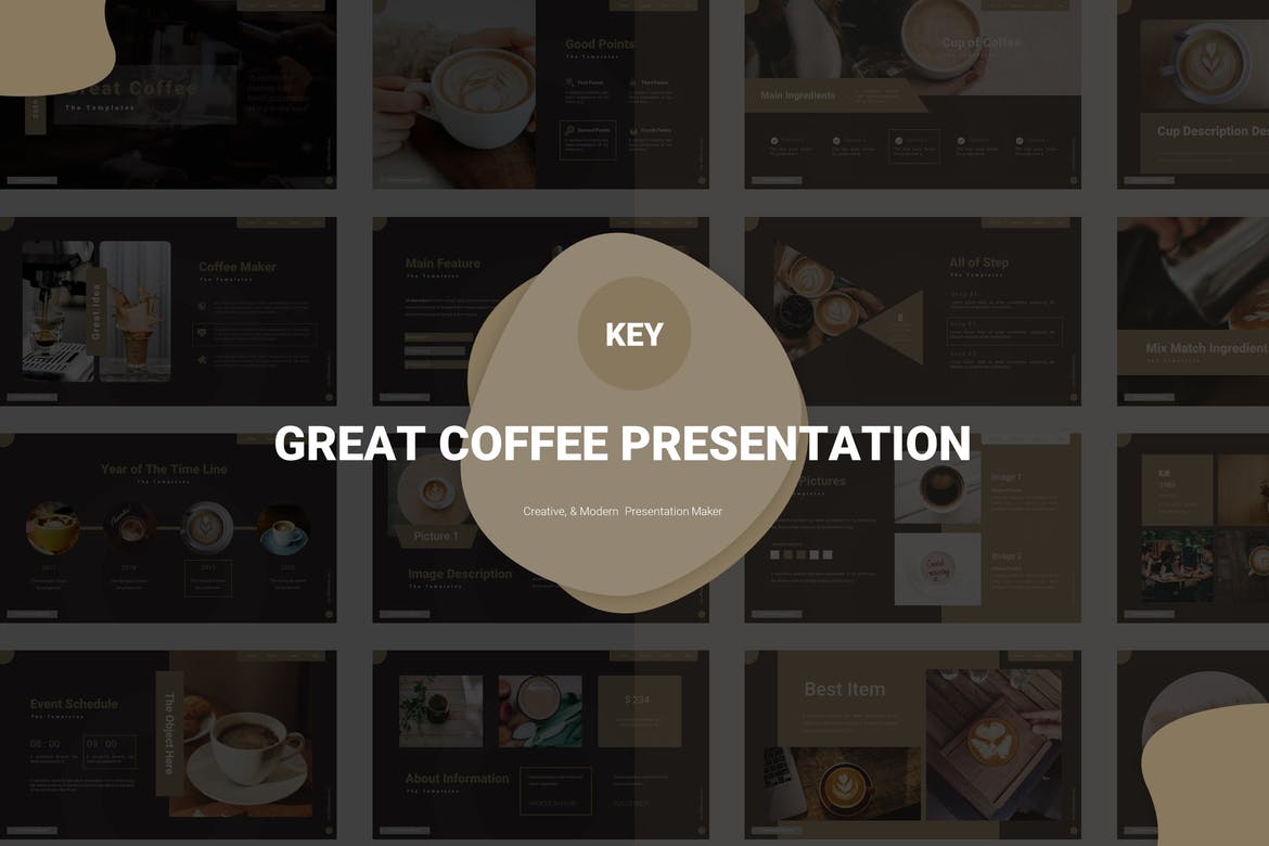 Great Coffee - Keynote Template