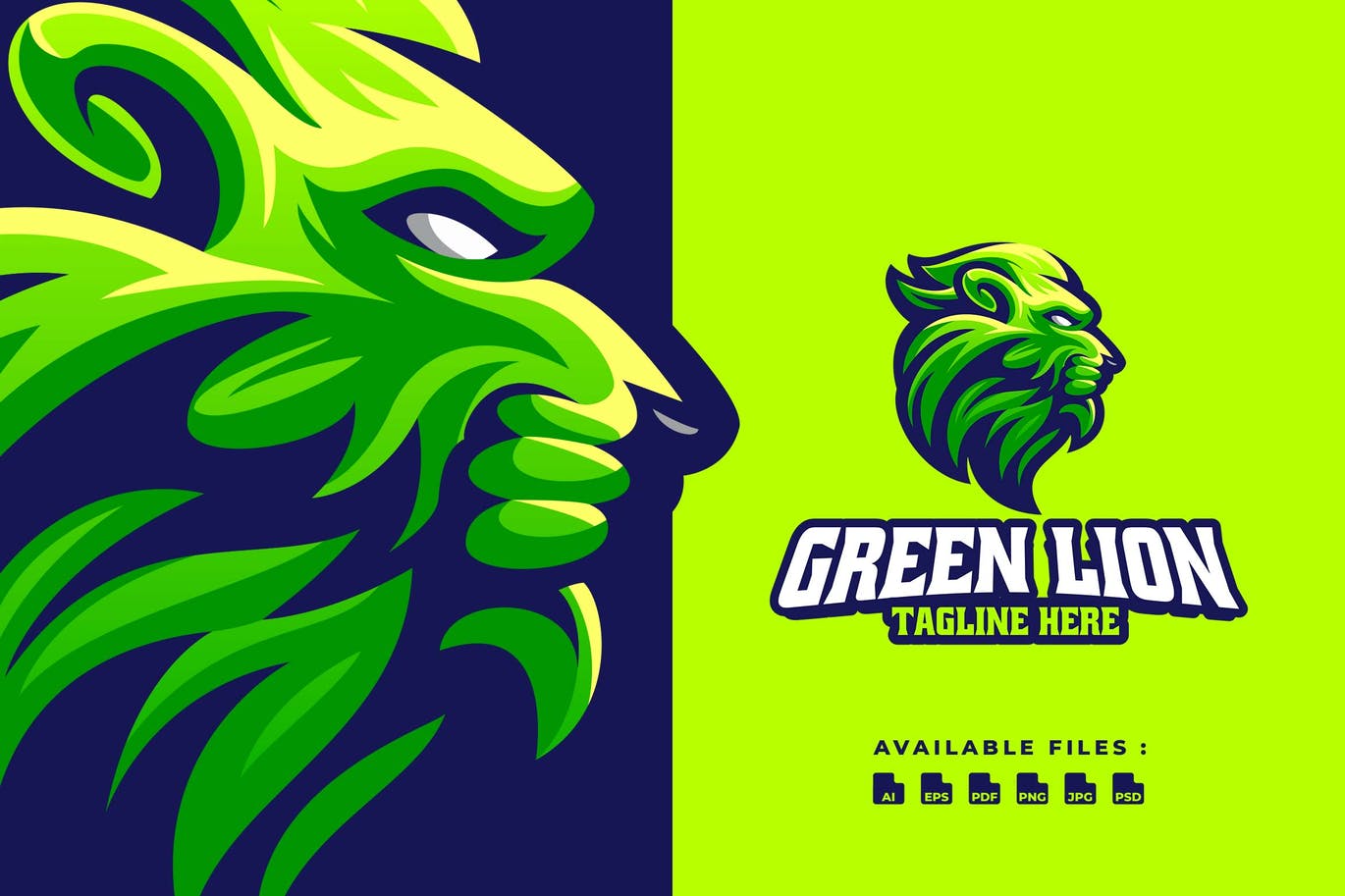Green Lion Sport Logo