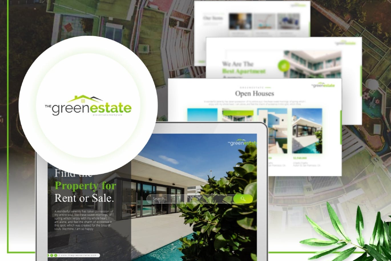 Greenestate - Real Estate PowerPoint Template