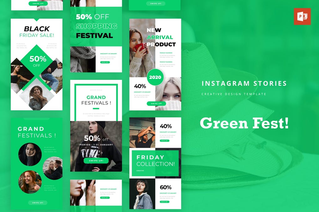 Greenfest Instagram Story Powerpoint Template