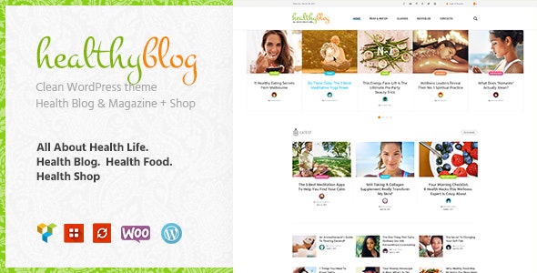 Healthy Living v1.2.2 - WordPress Health Blog Template