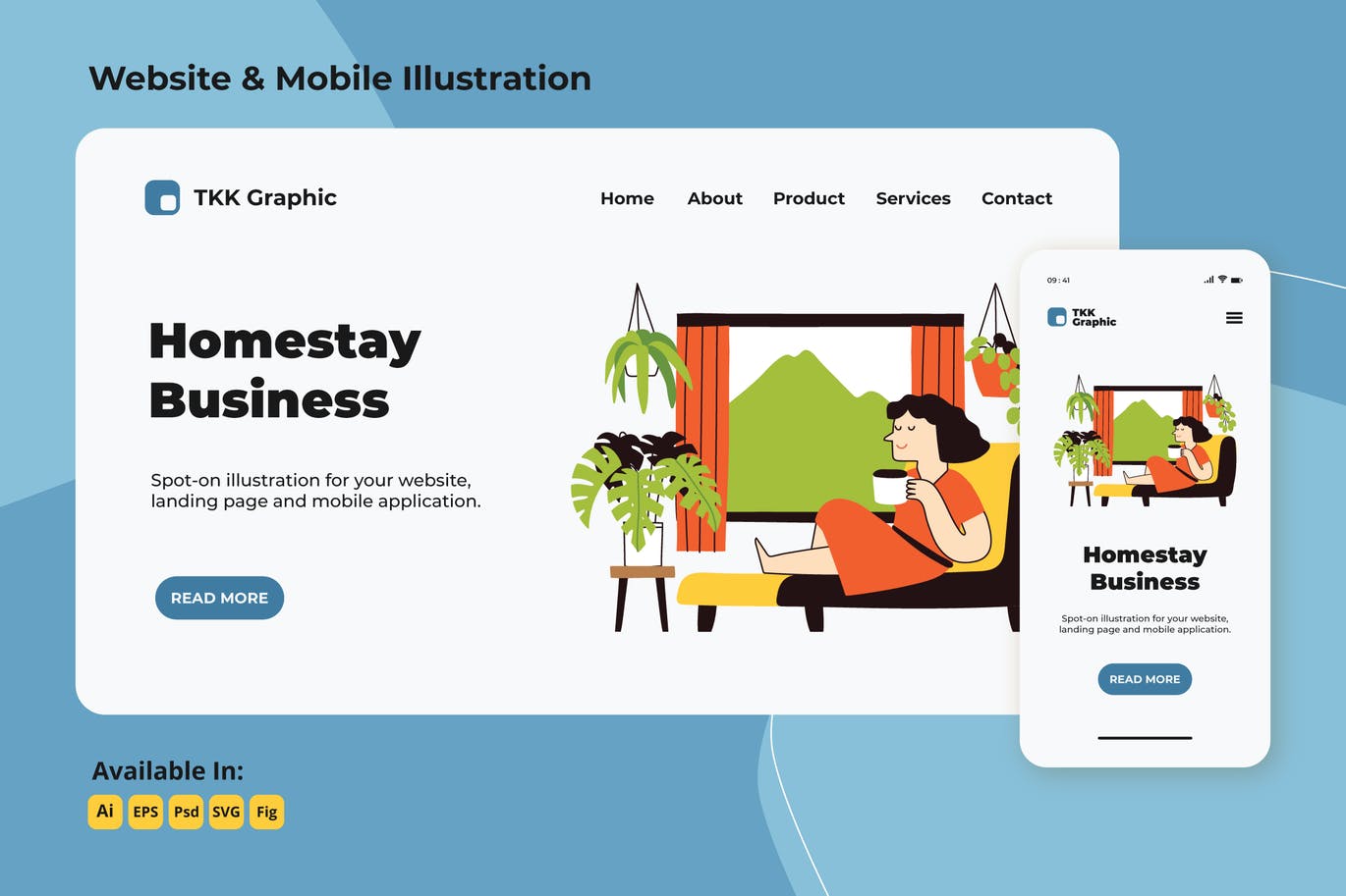 Homestay Business web and mobile
