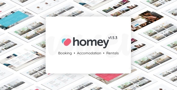 Homey v1.5.3 - WordPress booking and rental theme template