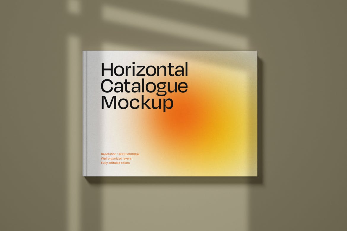 Horizontal Catalogue Mockup
