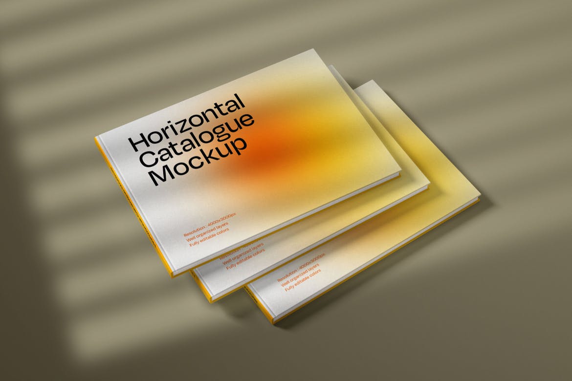 Horizontal Catalogue Mockup