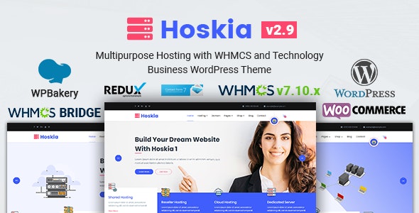 Hoskia - Multipurpose Hosting with WHMCS Theme
