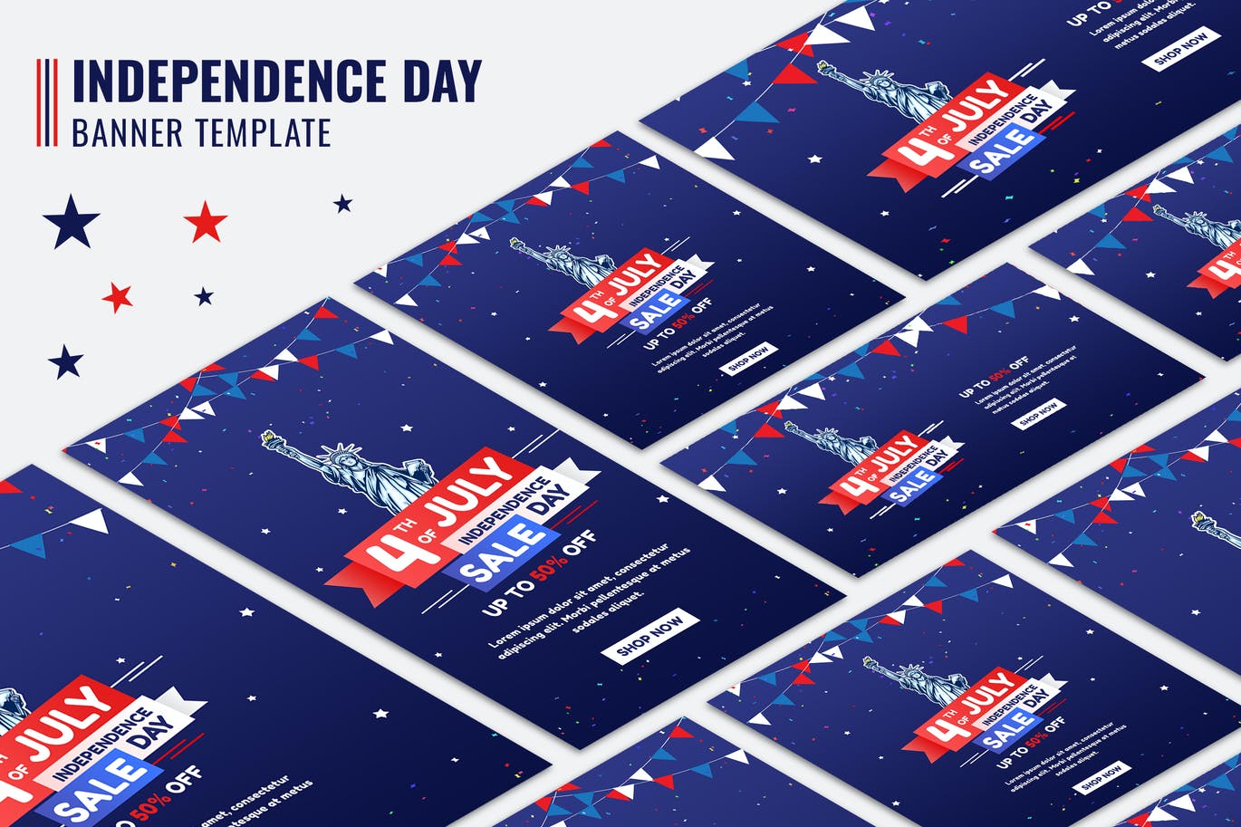 Independence Day Sale Banners