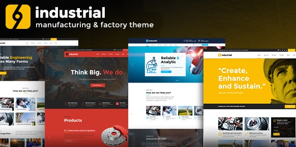 Industrial v1.3.6 - WordPress Industry and Factory Template