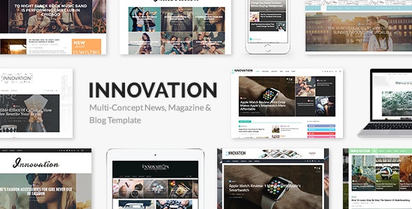 Innovation- Multi-Concept News, Magazine - Blog Theme
