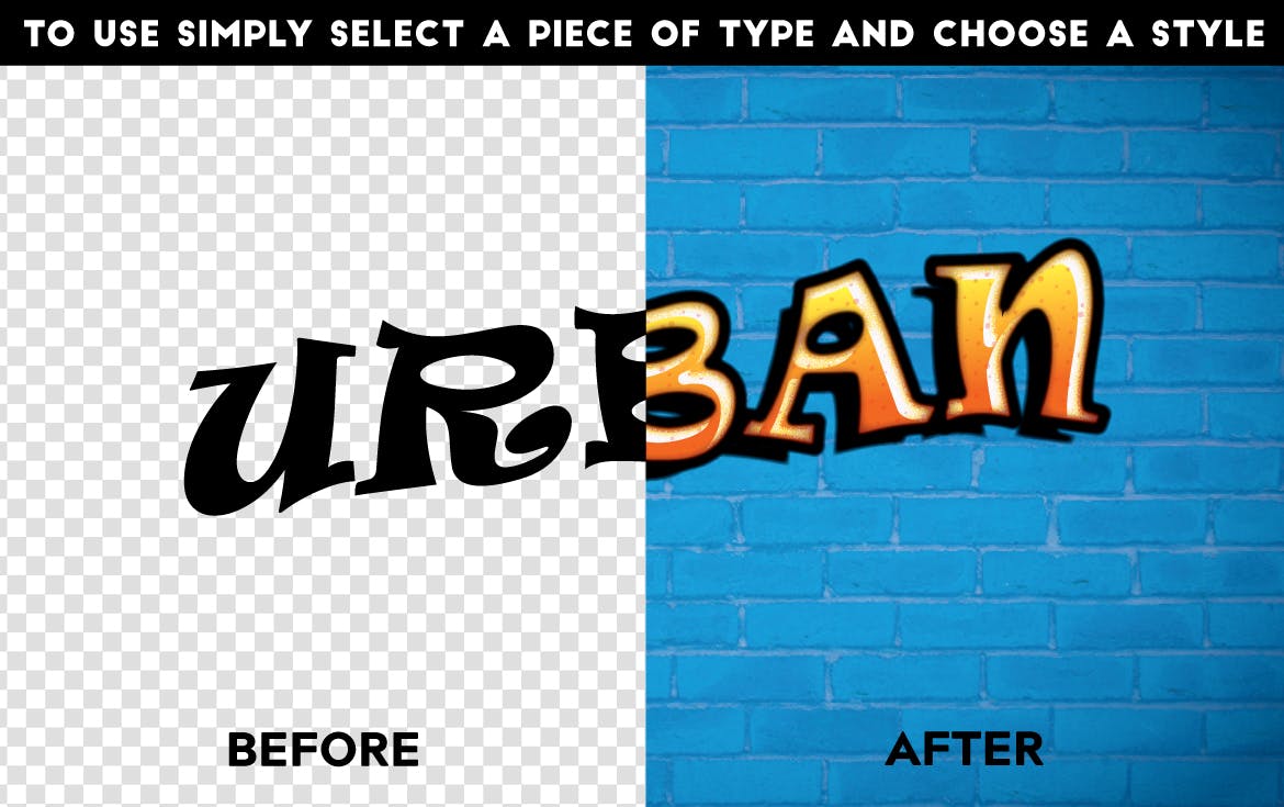 Instant Graffiti Type Effects