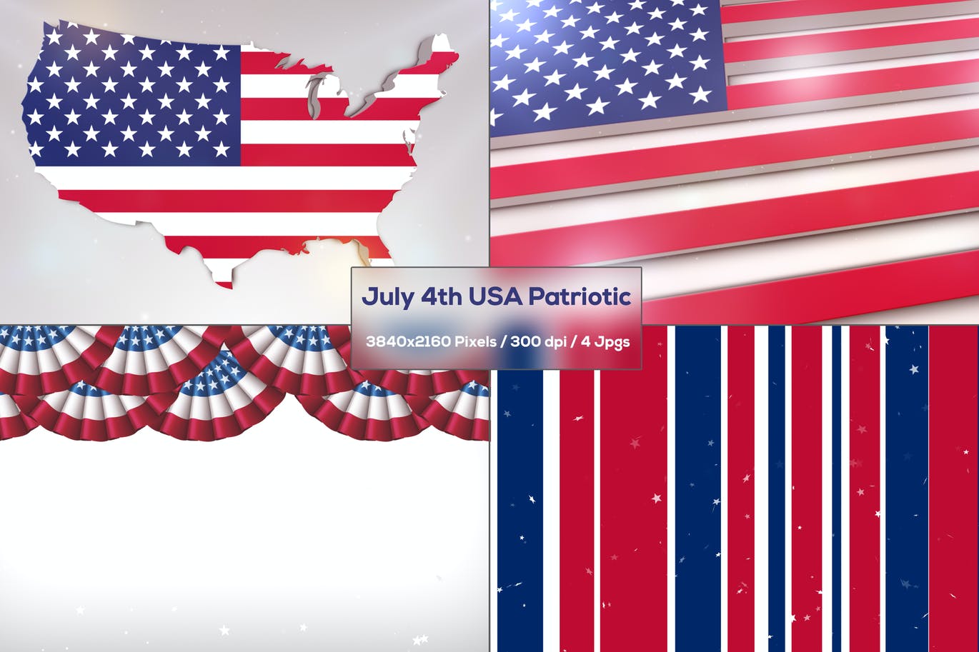 July 4th USA Patriotic Backgrounds