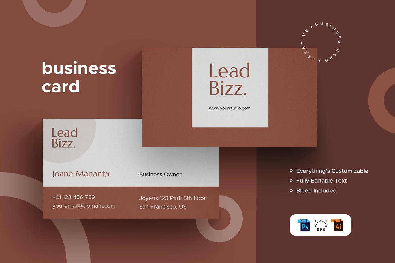 Lead Bizz - Business Card - Stationery Kit