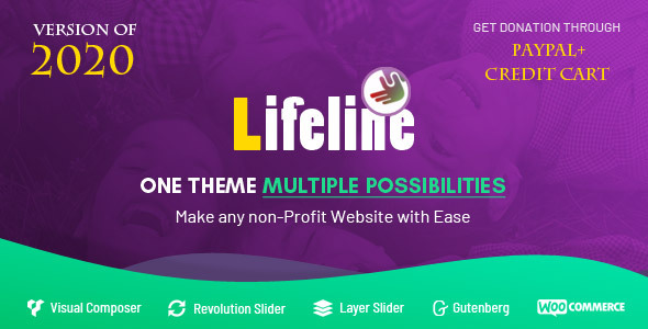 Lifeline v6.0 - Fundraising & Charity WordPress Theme