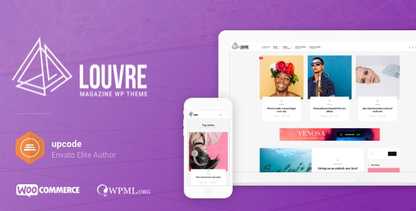 Louvre - Minimal Magazine and Blog WordPress Theme