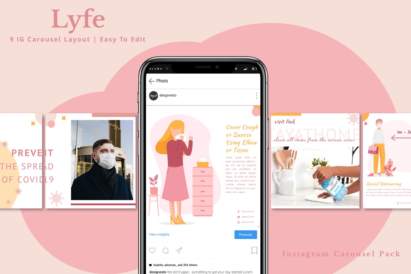 Lyfe – Social Media Carousel Pack