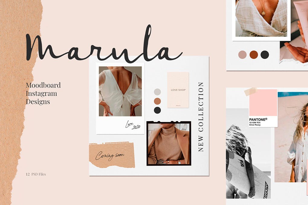 Marula - Moodboard Instagram Designs