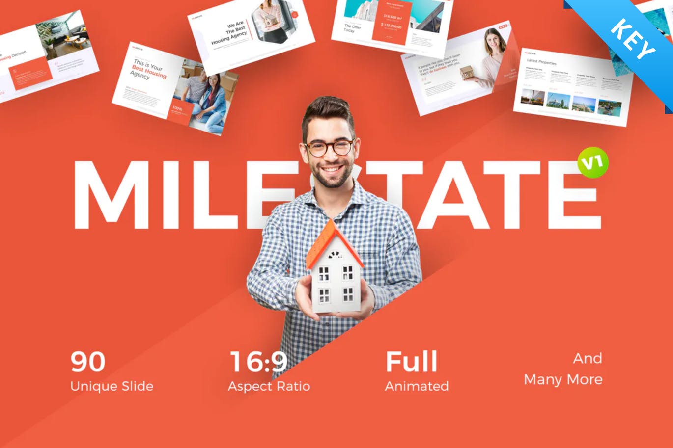 Milestate Real Estate Keynote Template