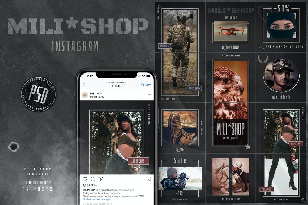 Military Shop Instagram Puzzle
