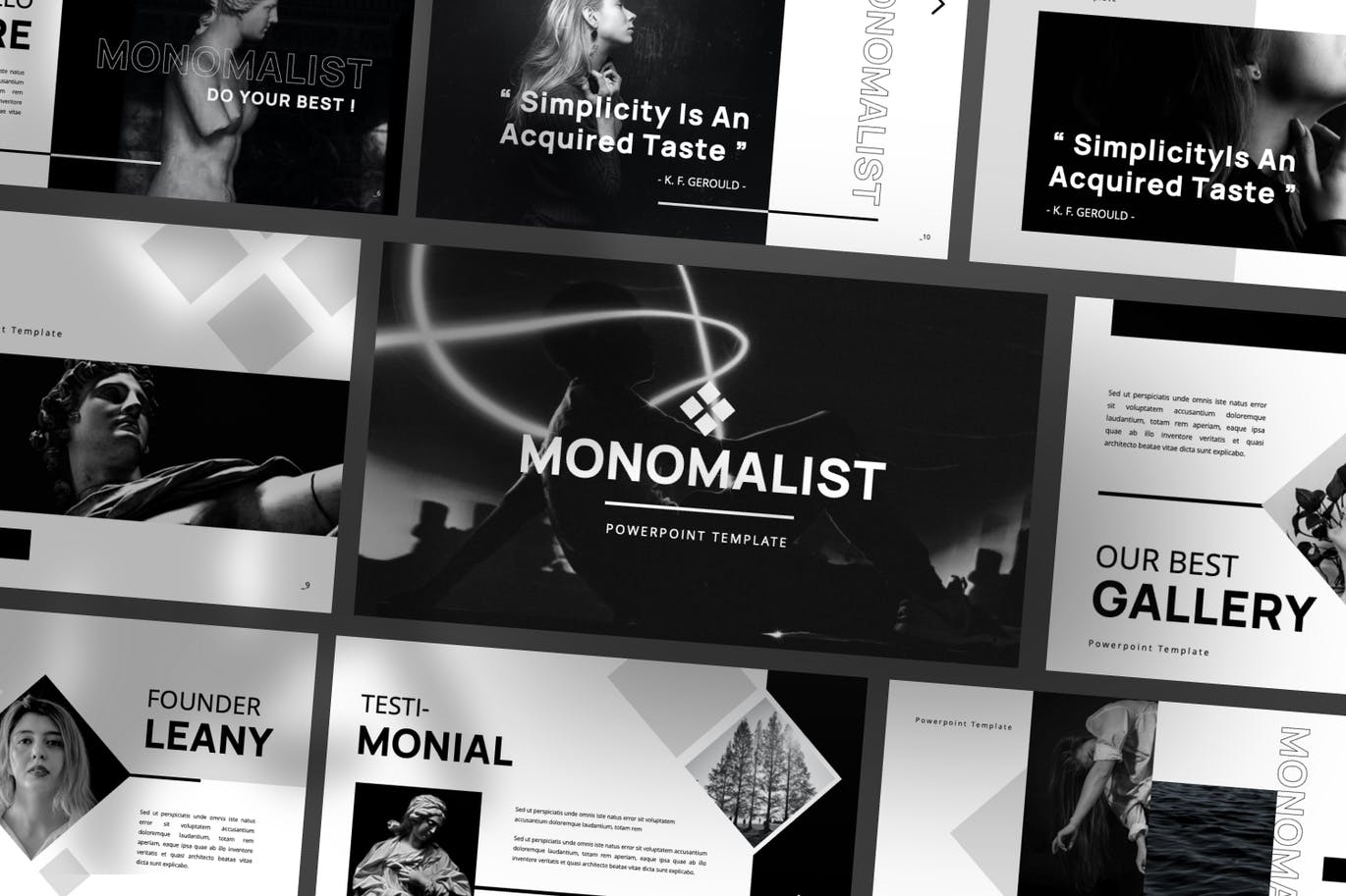 Monomalist Business Google Slide Presentation