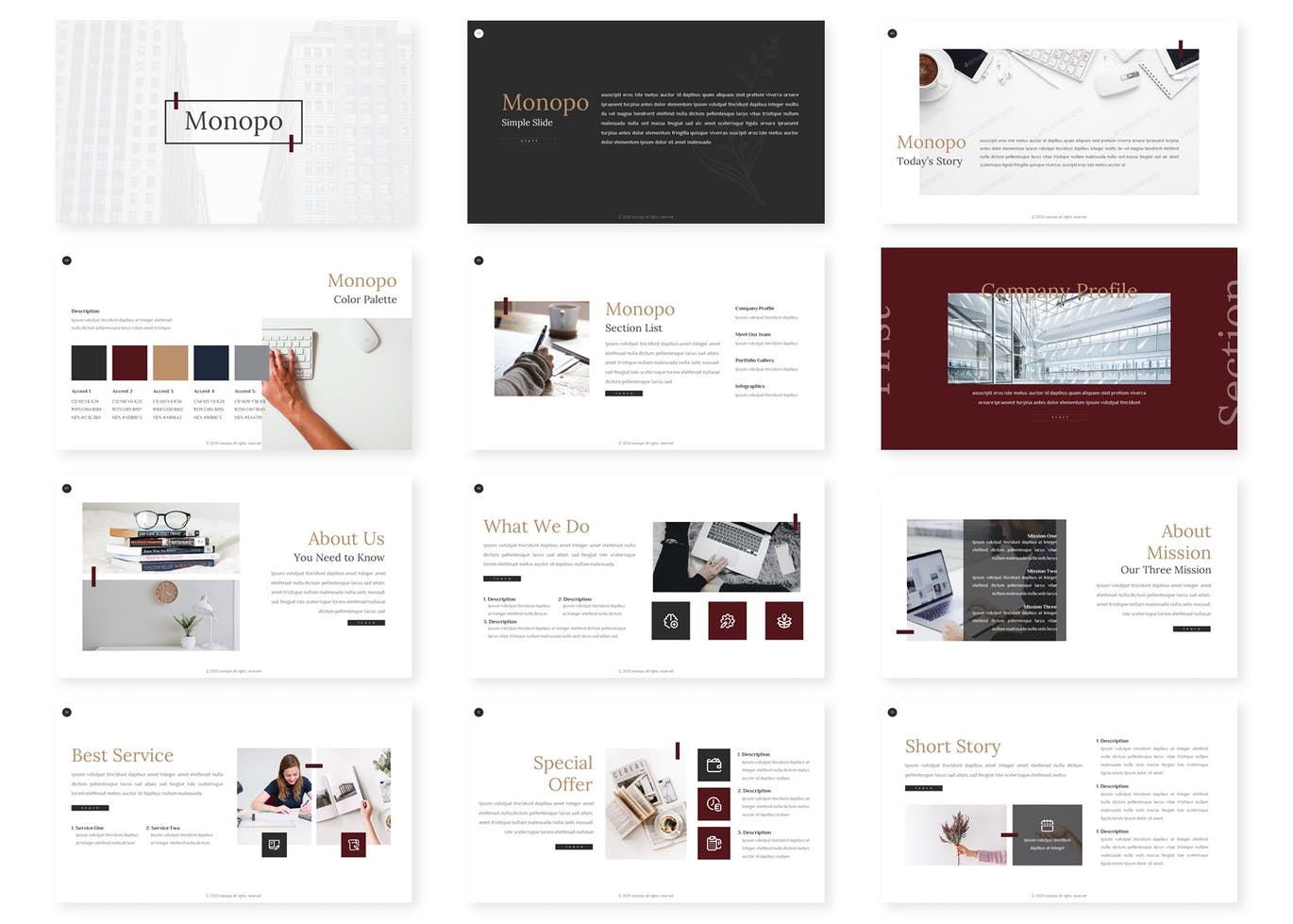 Monopo - Business Powerpoint Template