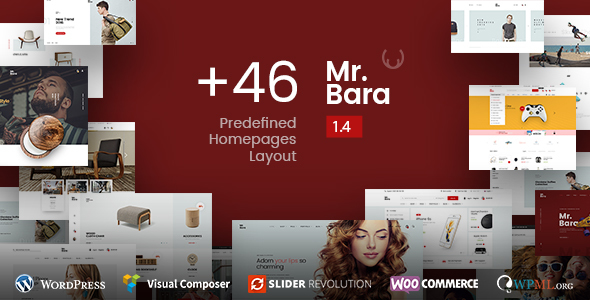 Mr.Bara 1.8.1 - Responsive WordPress eCommerce Template