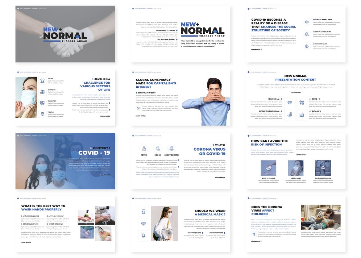 New Normal - Health Powerpoint Template