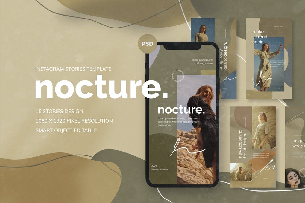 Nocture - Instagram Stories Template
