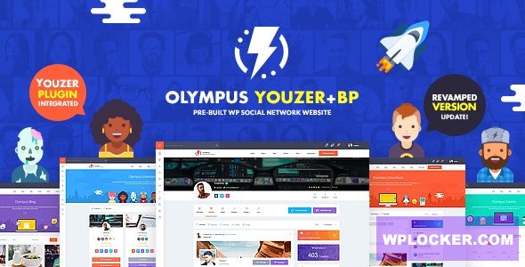 Olympus v3.1 - Premium BuddyPress Theme