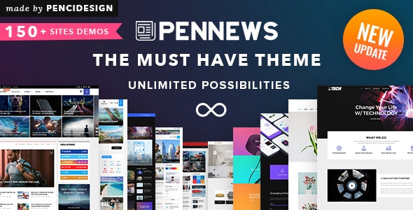 PenNews v6.5.7 NULLED - Universal WordPress Template