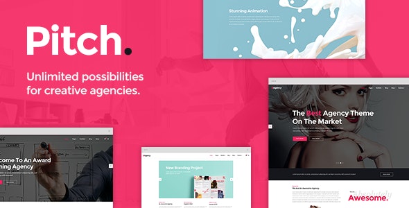Pitch v3.2 - WordPress theme for freelancers and agencies