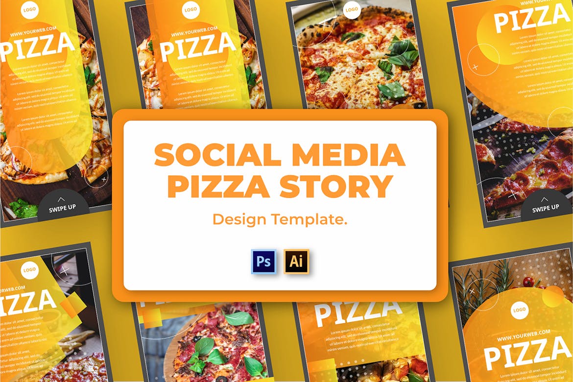 Pizza Social Media Template
