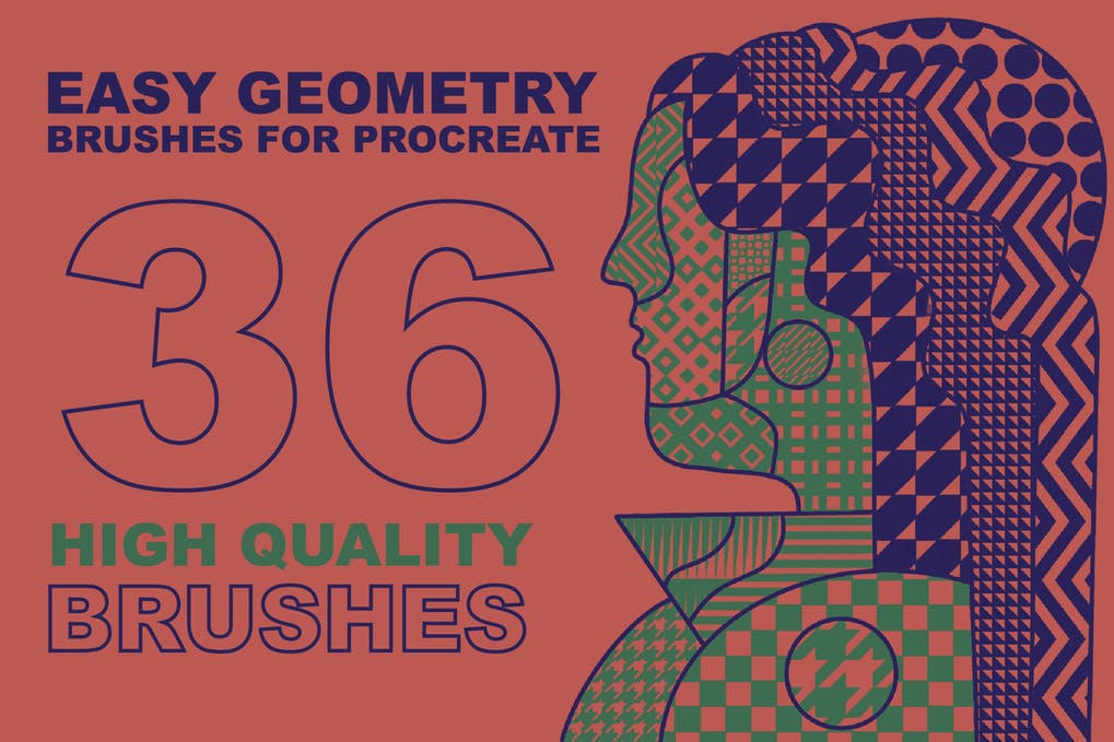 Procreate "Easy Geometry" brushes