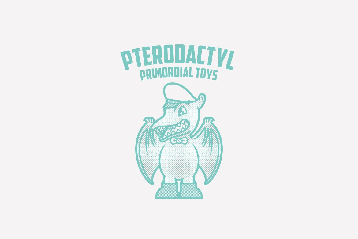 Pterodactyl Logo Template