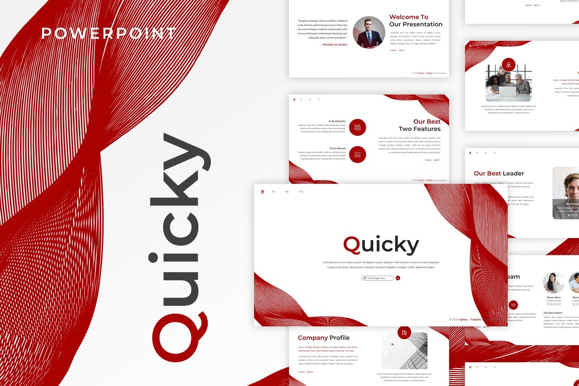 Quicky - Multipurpose Powerpoint Template