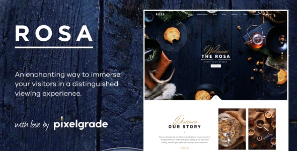 ROSA 1 - An Exquisite Restaurant WordPress Theme