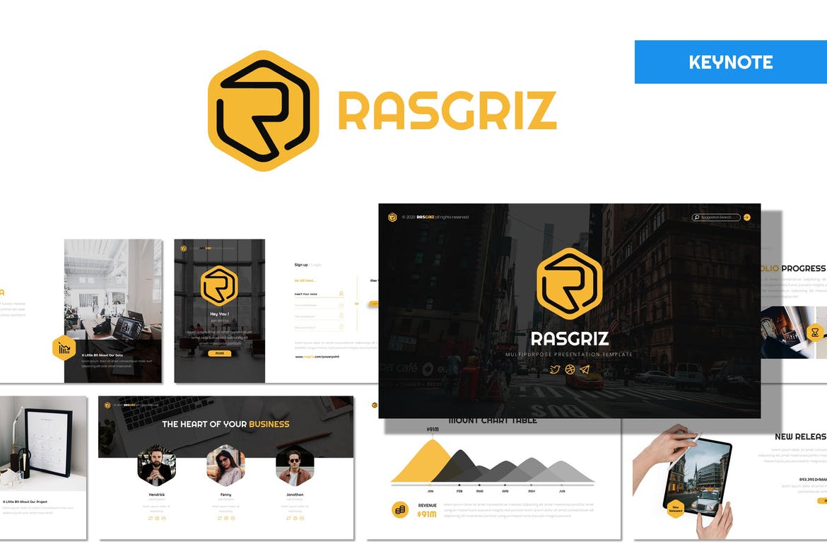Rasgriz - Multipurpose Keynote Template