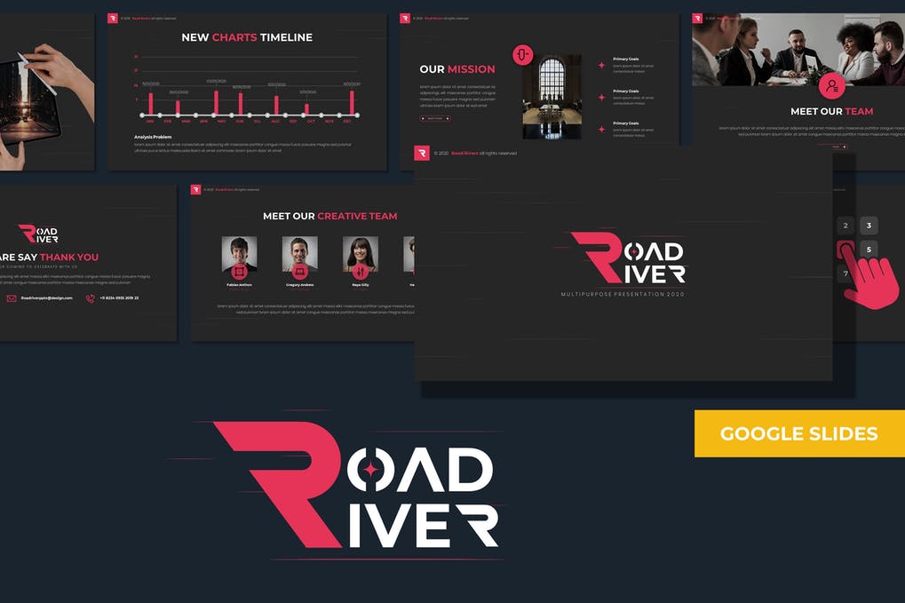 Road River - Multipurpose Google Slides Template