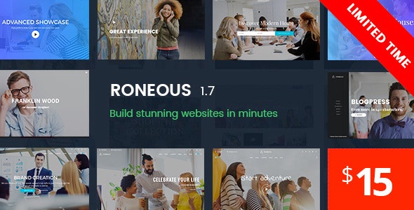 Roneous v1.7.9 - Creative Multipurpose WordPress Theme