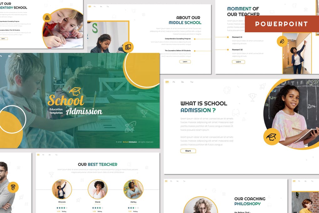 School Admission - Education Powerpoint Template