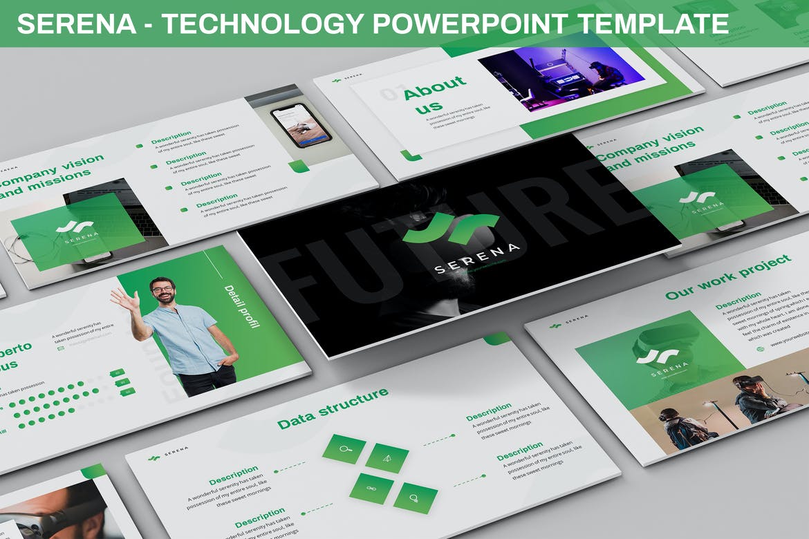 Serena - Technology Powerpoint Template
