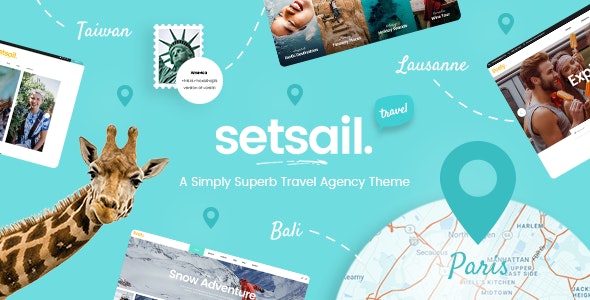 SetSail - Travel WordPress Theme