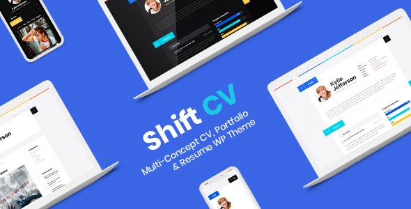 ShiftCV - Blog - Resume - Portfolio -WordPress