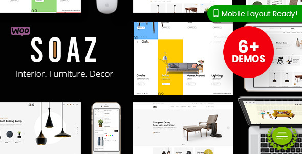 Soaz v1.0.7 NULLED - WordPress WooCommerce Furniture Selling Theme