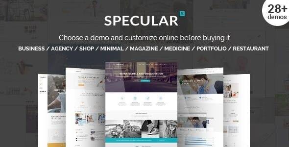 Specular v3.2.2 - Multipurpose Business WordPress Theme